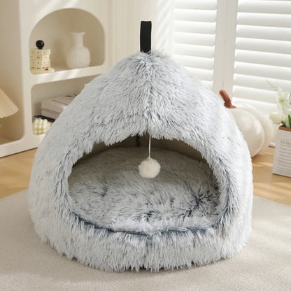 Dog Pad Bed Sweet Soft Warm Pet Basket Cozy Kitten Lounger Cushion Pet House Tent Small Dog Sleeping Bed Mat Foldable Washable