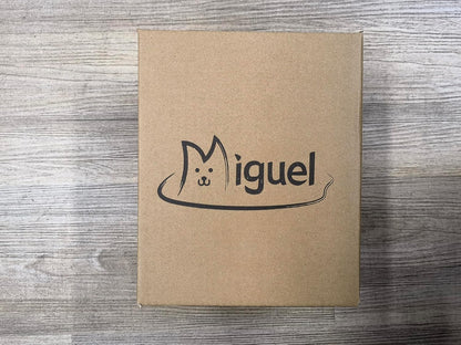 Cat Bed for Indoor Cats Washable Removable Cover - Small Pet Bed with Side Square Dog Bed Rectangle Soft Puppy Bed Bolster Cuddle Kitten Bed with Wall Slip-Resistant Bottom, Brown 20 Inch