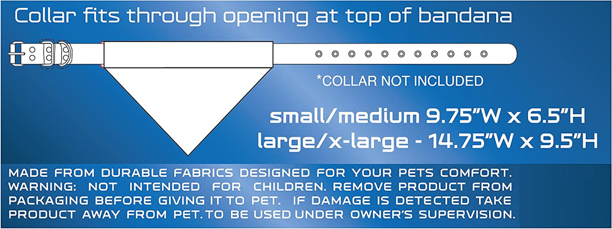 Collegiate Pet Accessories, Reversible Bandana, Arkansas Razorbacks, Small/Medium