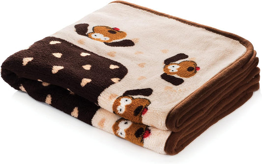 Smartpetlove  Blanket for Pets - Warm & Cozy Dog Blanket for Small Dogs - Machine Washable Dog Blanket