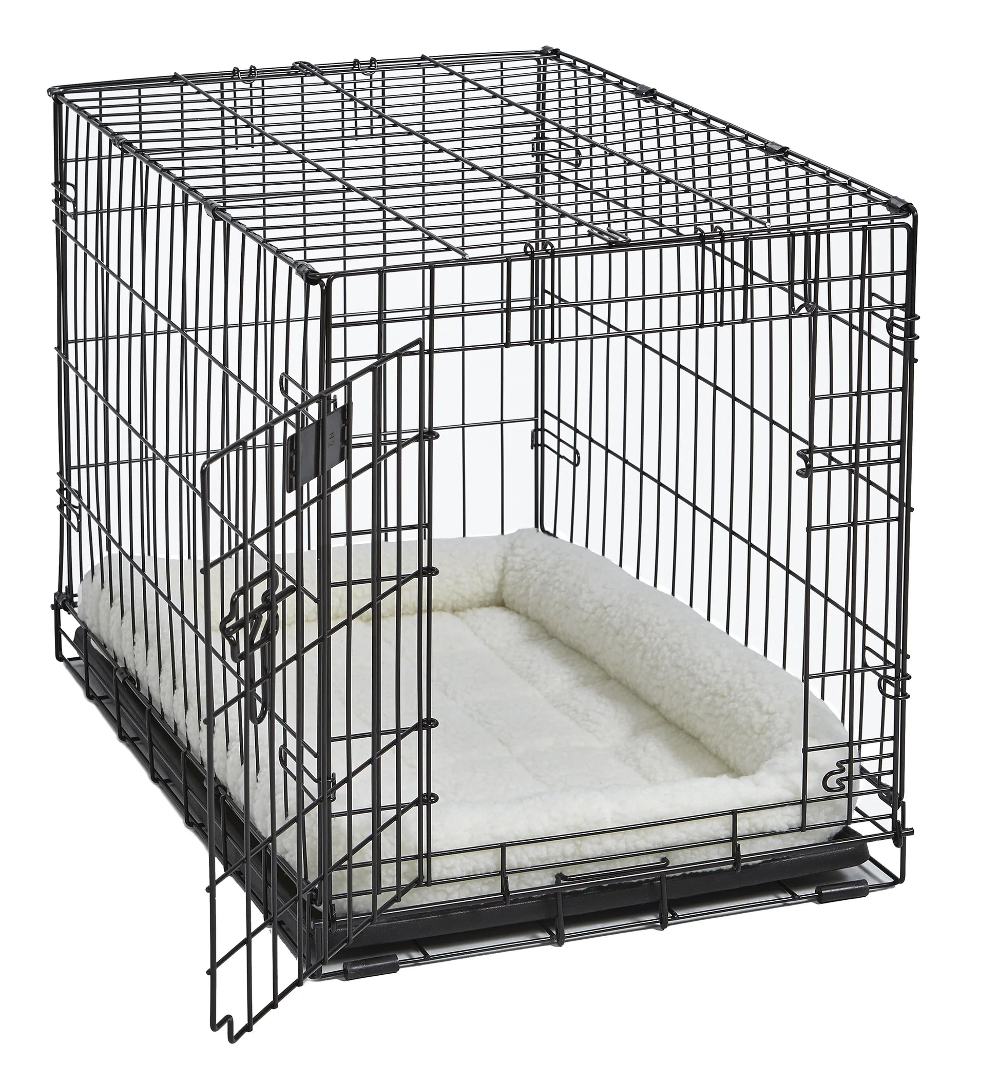 / Quiettime Fleece, Filled Bolstered Bed/ Fits 22-Inch Crate/ Model-40222