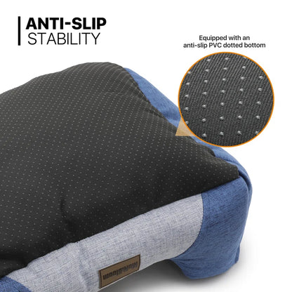 Cuddler Dog Bed, Dog Sofa Bed with Sides, Non-Slip Bottom for Small & Medium Dogs, Machine Washable