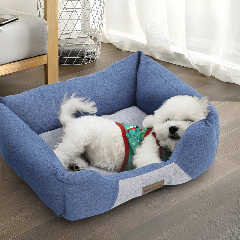 Cuddler Dog Bed, Dog Sofa Bed with Sides, Non-Slip Bottom for Small & Medium Dogs, Machine Washable